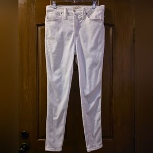 Madewell White SkinnyJEANS sz Waist 30